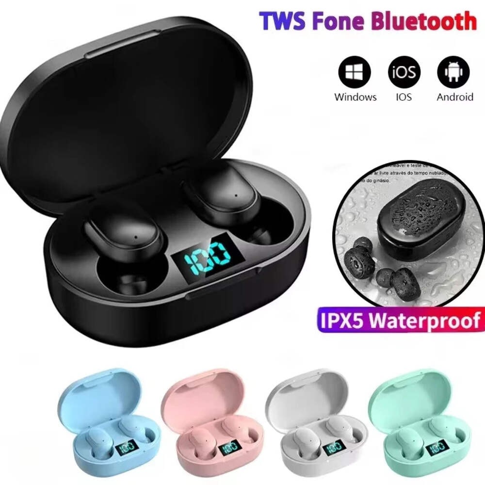 E6S Wireless Bluetooth Earbuds With Noise Cancelling and Microphone