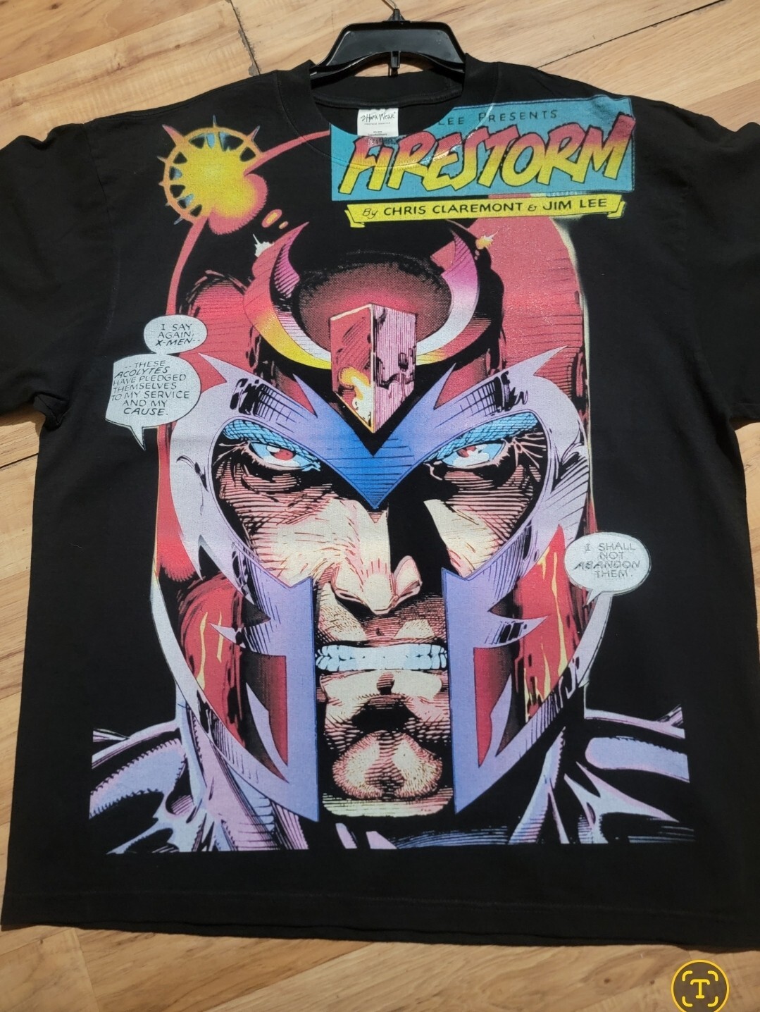 MAGNETO ON A SHAKA HEAVYWEIGHT GARMET DYED T SHIRT "MODERN" gallery