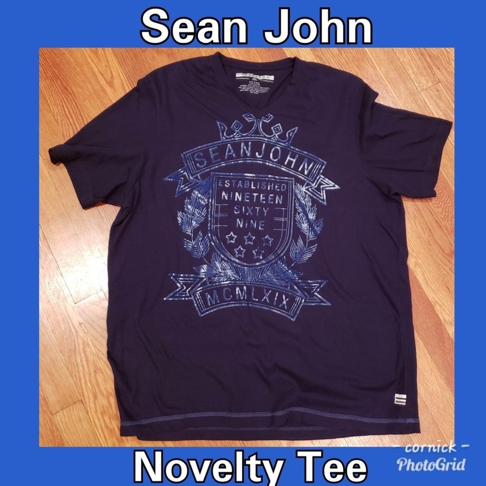 Sean John Navy Blue Ultimate Tee Shirt