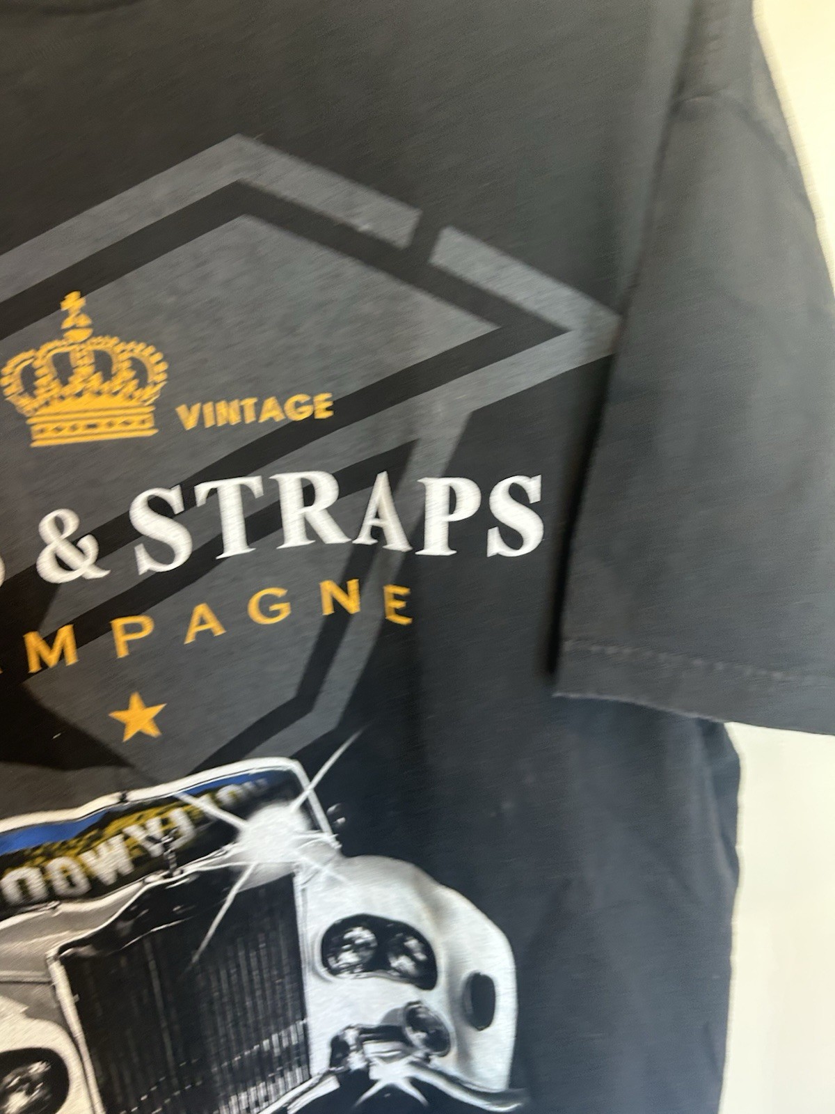 Famous Stars And Straps Mens Graphic Tee Black Y2K XXL gallery