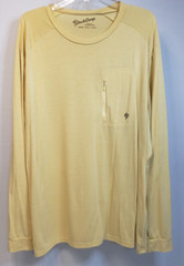 Duck Camp Mens Long Sleeve Shirt Premium Wingshooting Pale Yellow Size XXL