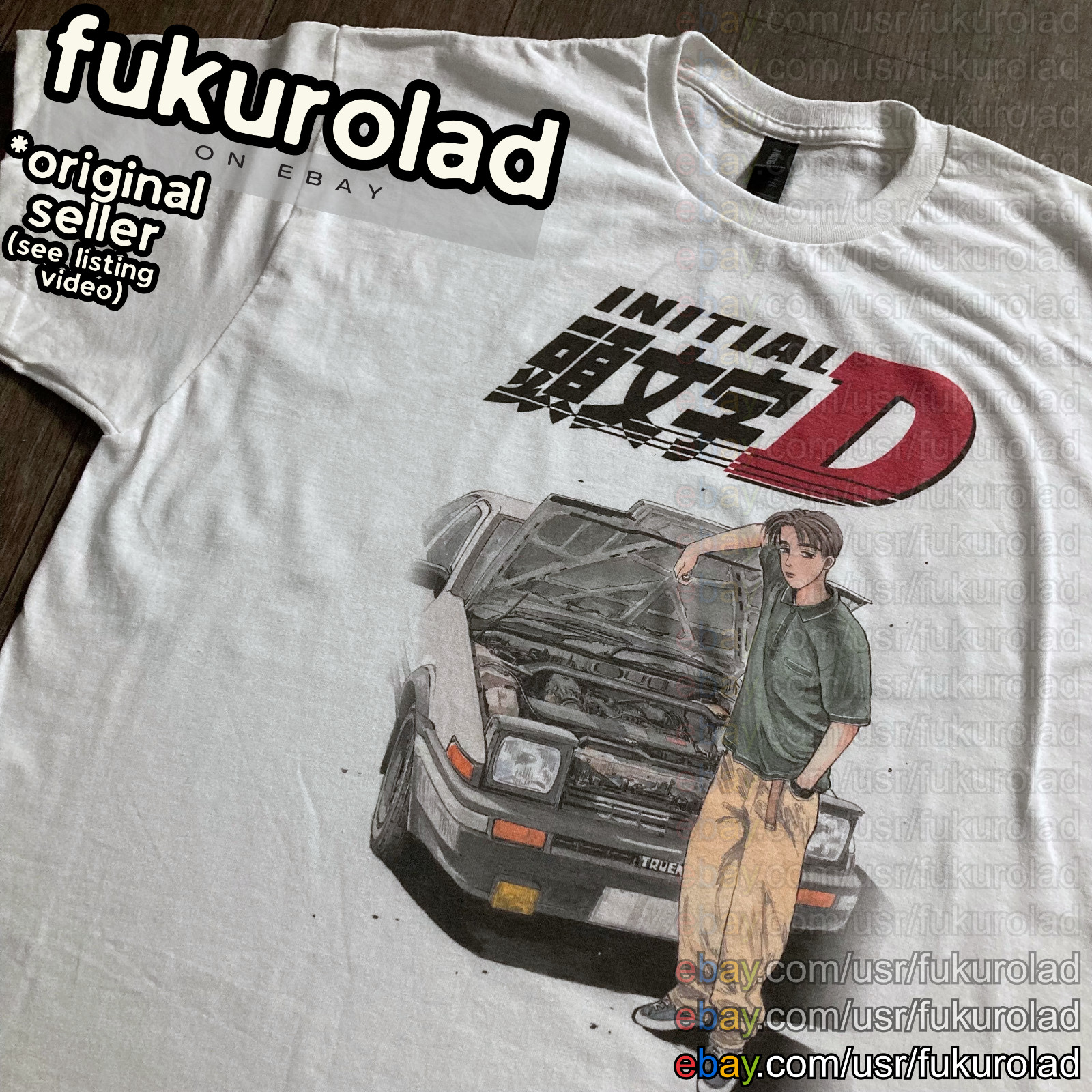 INITIAL D Takumi Fujiwara UNISEX t-shirt - high quality print gallery