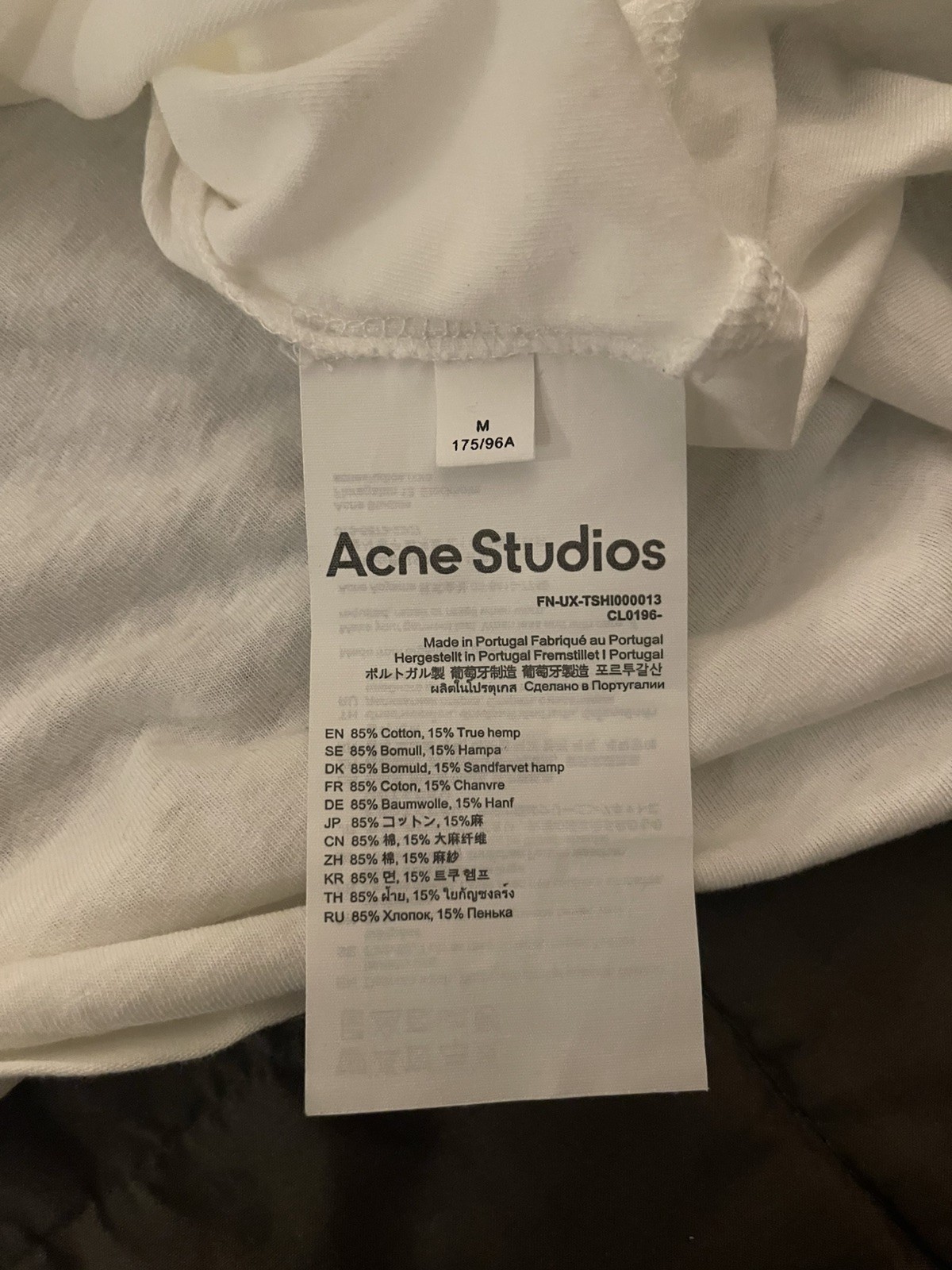 Acne Studios Stockholm 1996 Men's T-Shirt, Size Medium *AUTHENTIC NOT REPRINT* gallery