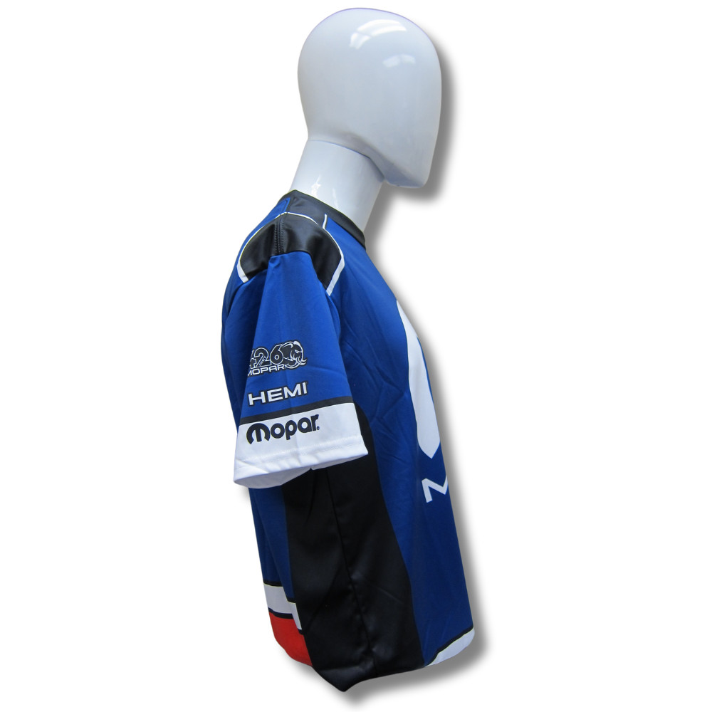 Mopar Logo Blue Racing Jersey T-Shirt Sublimated Print Official Licensed gallery