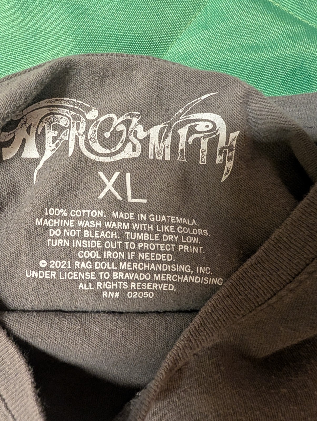 Men’s Aerosmith Get Your Wings Tour 1974 Grey T Shirt Size Xl gallery