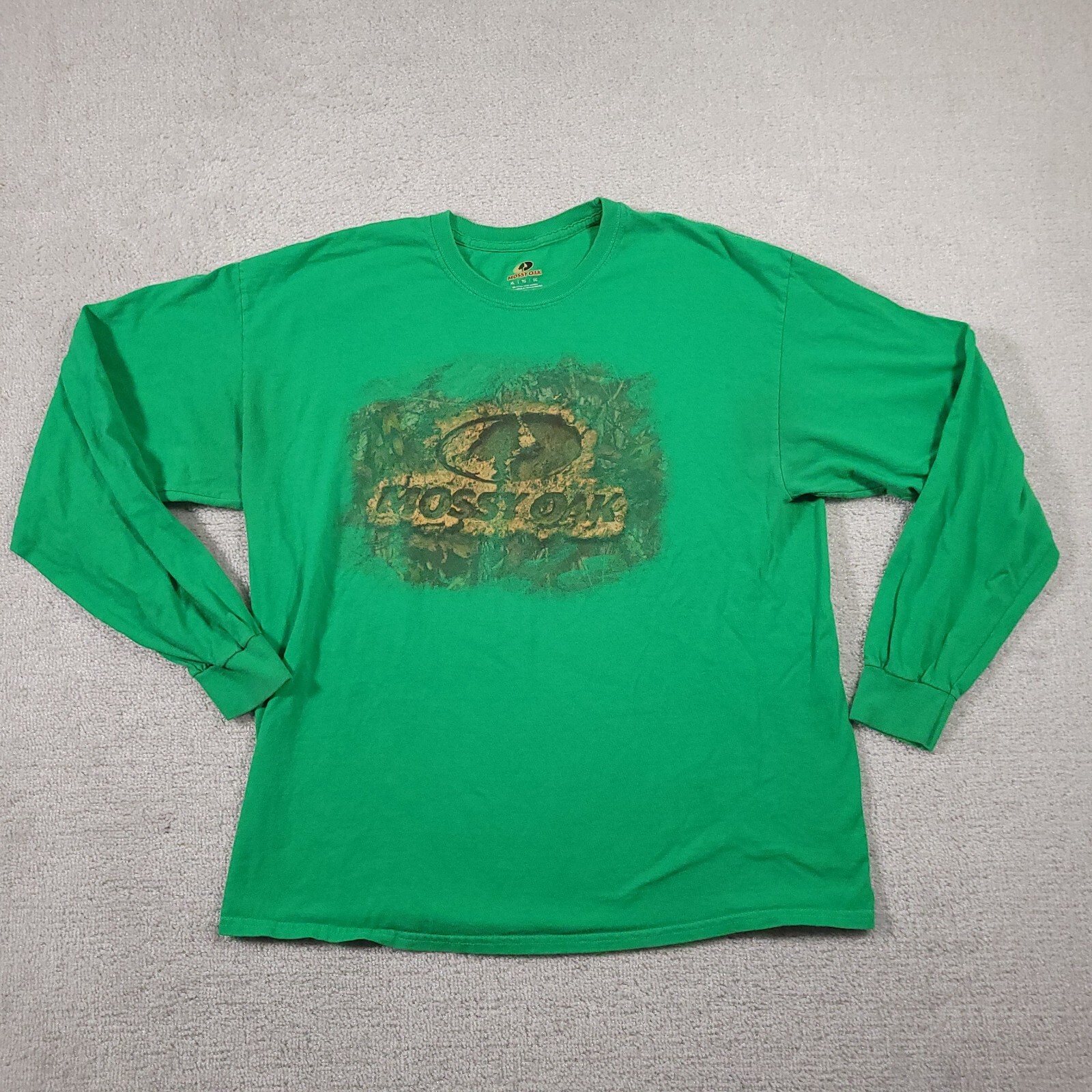 Mossy Oak T Shirt Mens XL Green Long Sleeve Graphic Tee Casual Outdoors Crewneck gallery