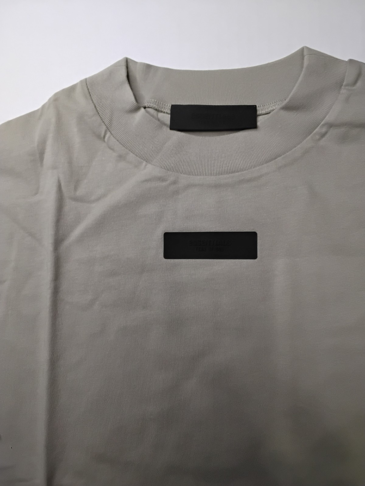 Essentials Fear of God ESSENTIALS Logo Gray Cotton Men's Crew Neck Tee L gallery