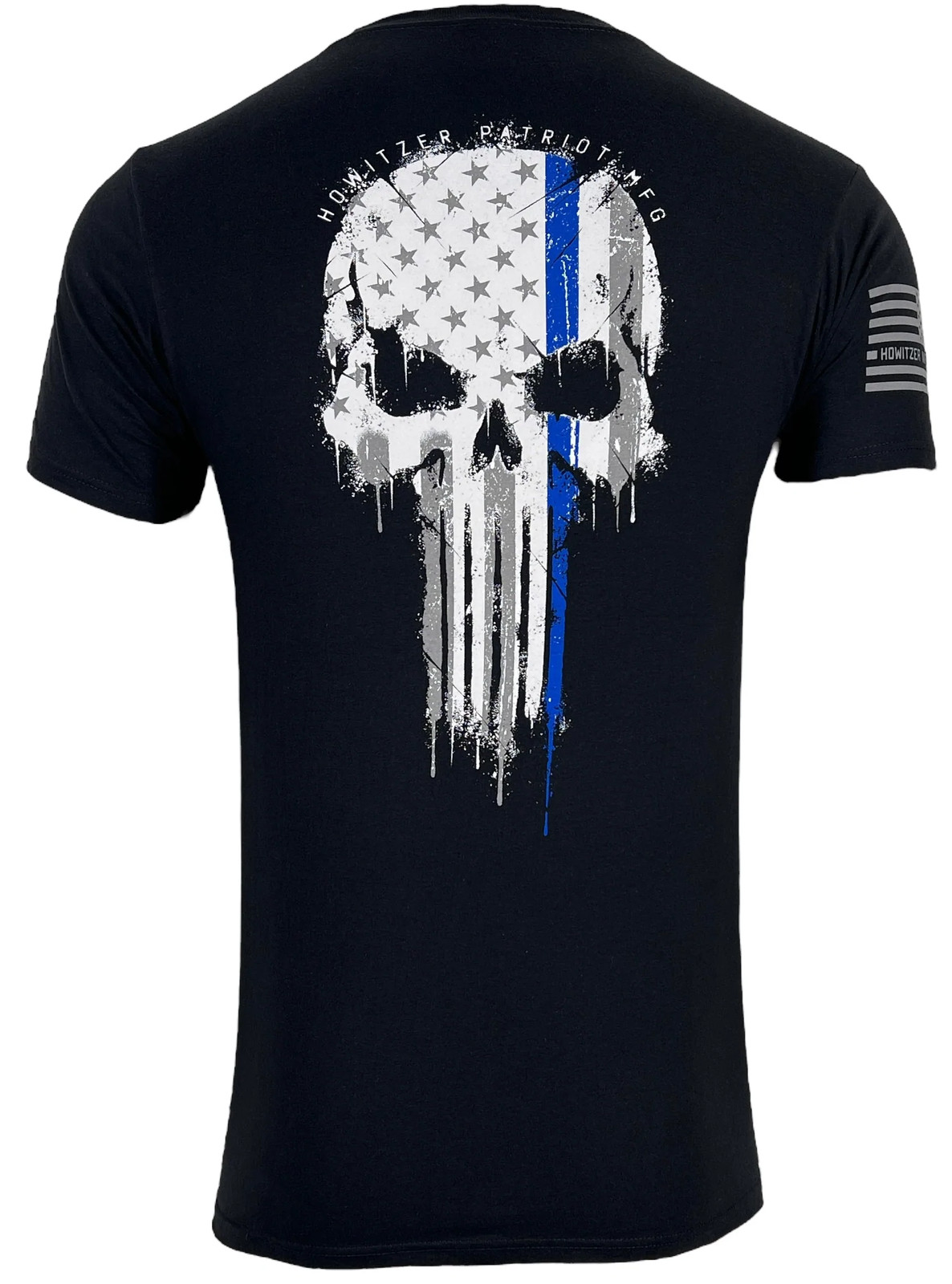 Howitzer Style Men's T-Shirt Brave Blue Military Grunt Black MFG gallery