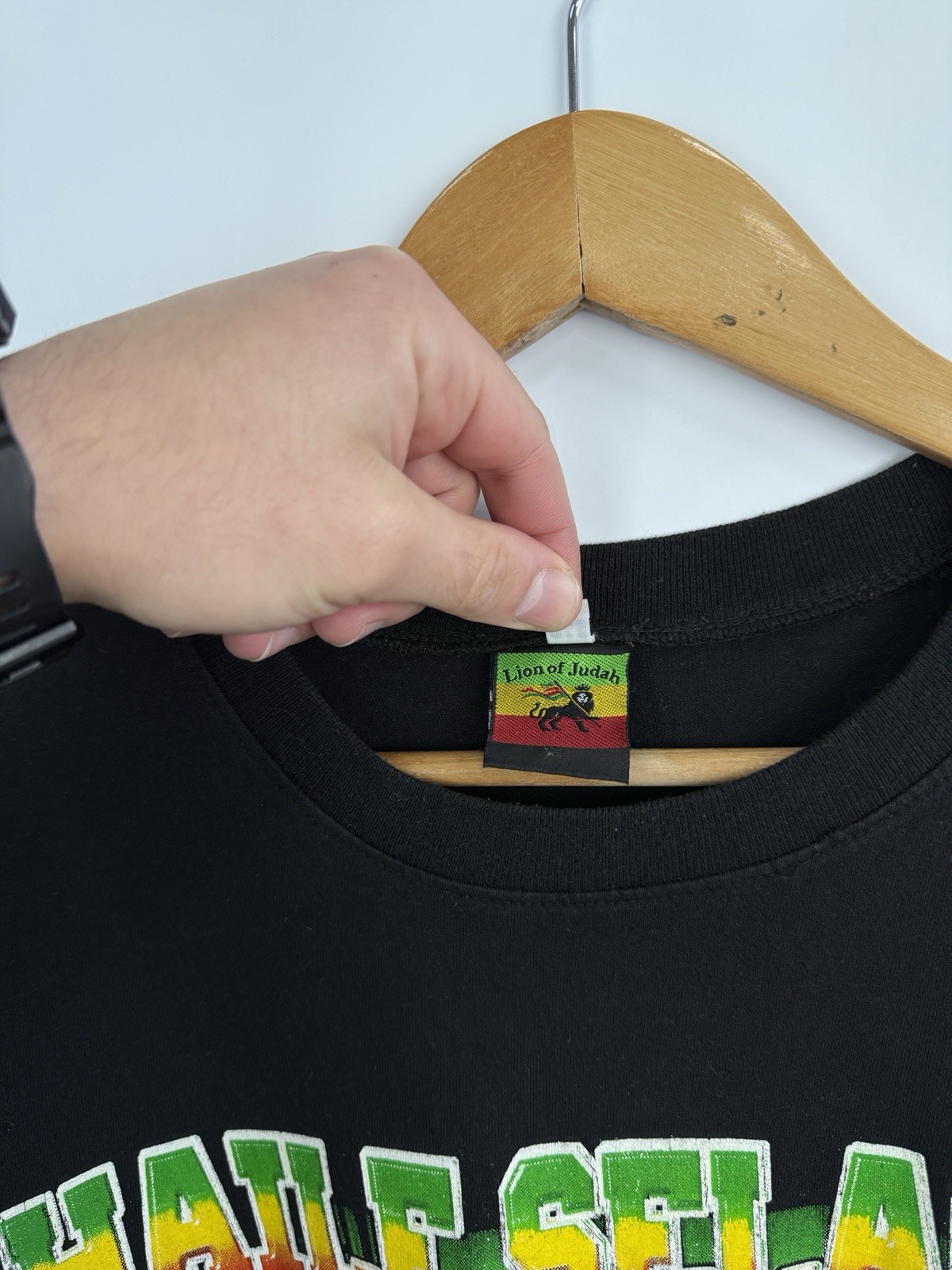 🇪🇹 Vintage 90s Haile Selassie RasTafari Emperor Ethiopia King T-Shirt Size M gallery