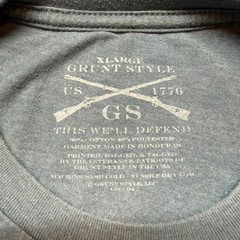 Grunt Style Whiskey Helps Heather Blue Shirt XL Patriotic Graphic USA Streetwear