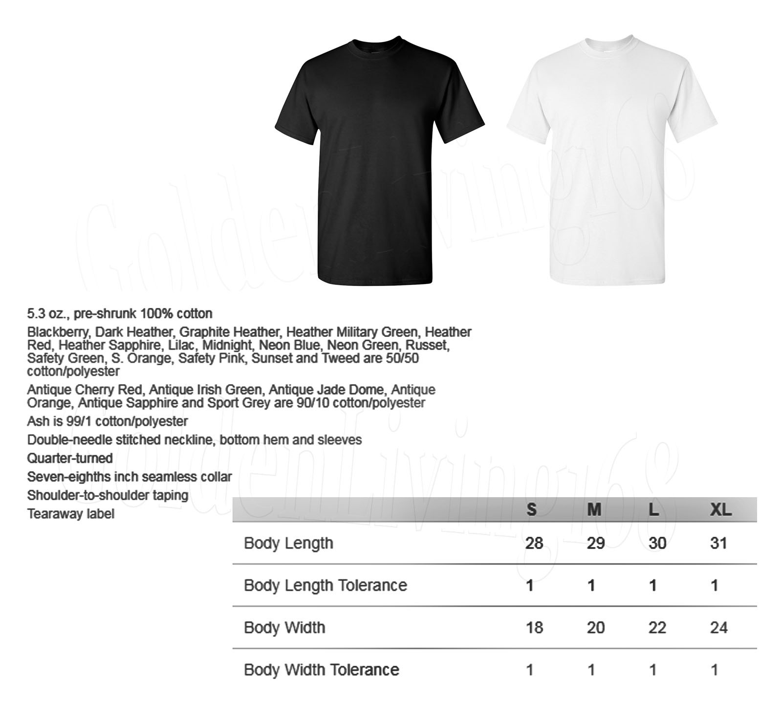Wholesale 120 Gildan T SHIRT BLANK BULK LOT Black 60 Mix Match White Plain S-XL gallery