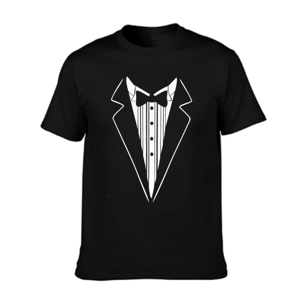 Tuxedo Fancy Dress Funny Mens T-Shirt Size S-5XL