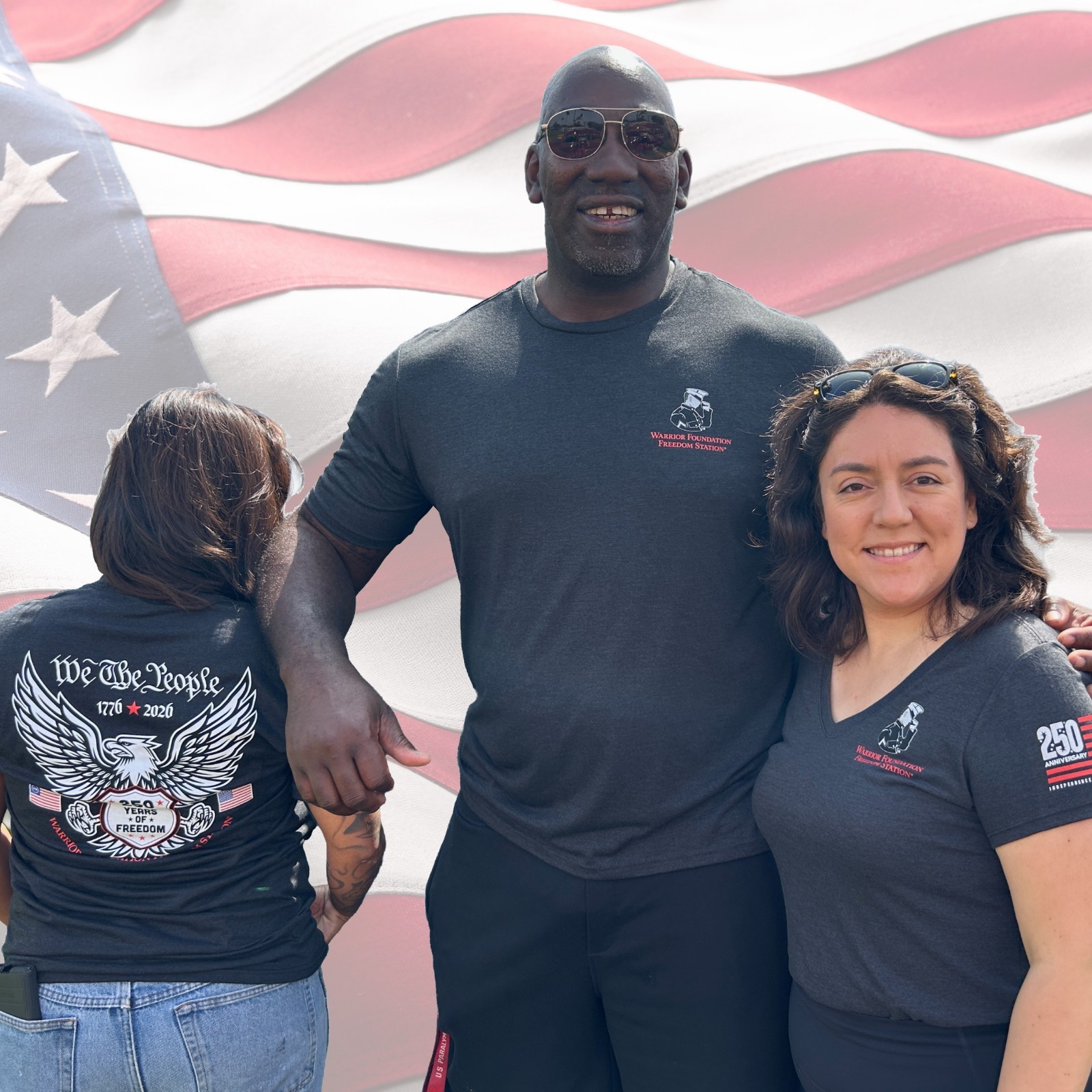250th Anniversary Patriotic Men's Blue T-Shirt gallery