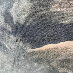 Native American T Shirt Medium Black Tie Dye Horses Shaman Lightning Mountain