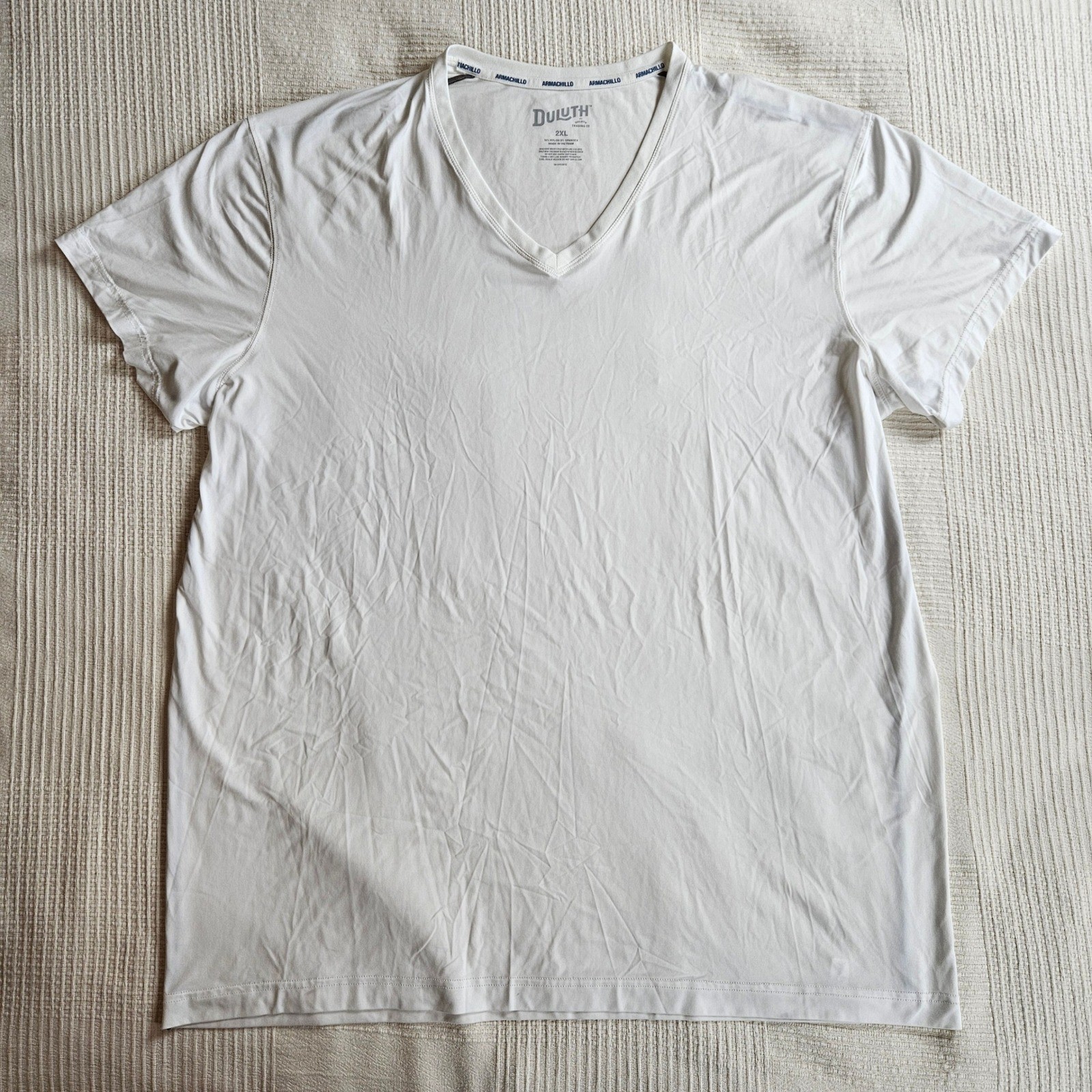 Duluth Trading Armachillo Cooling Performance T Shirt White Quick Dry Men 2XL gallery