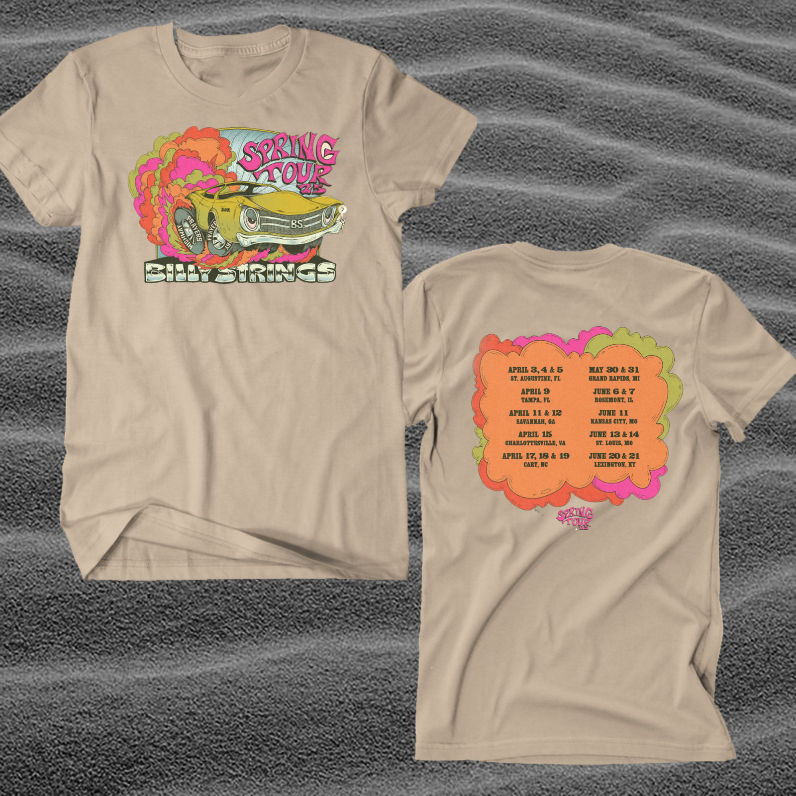 Billy Strings Spring Tour 2025 Gift For Fan Tour S to 5XL 2-sides T-shirt GC3251 gallery