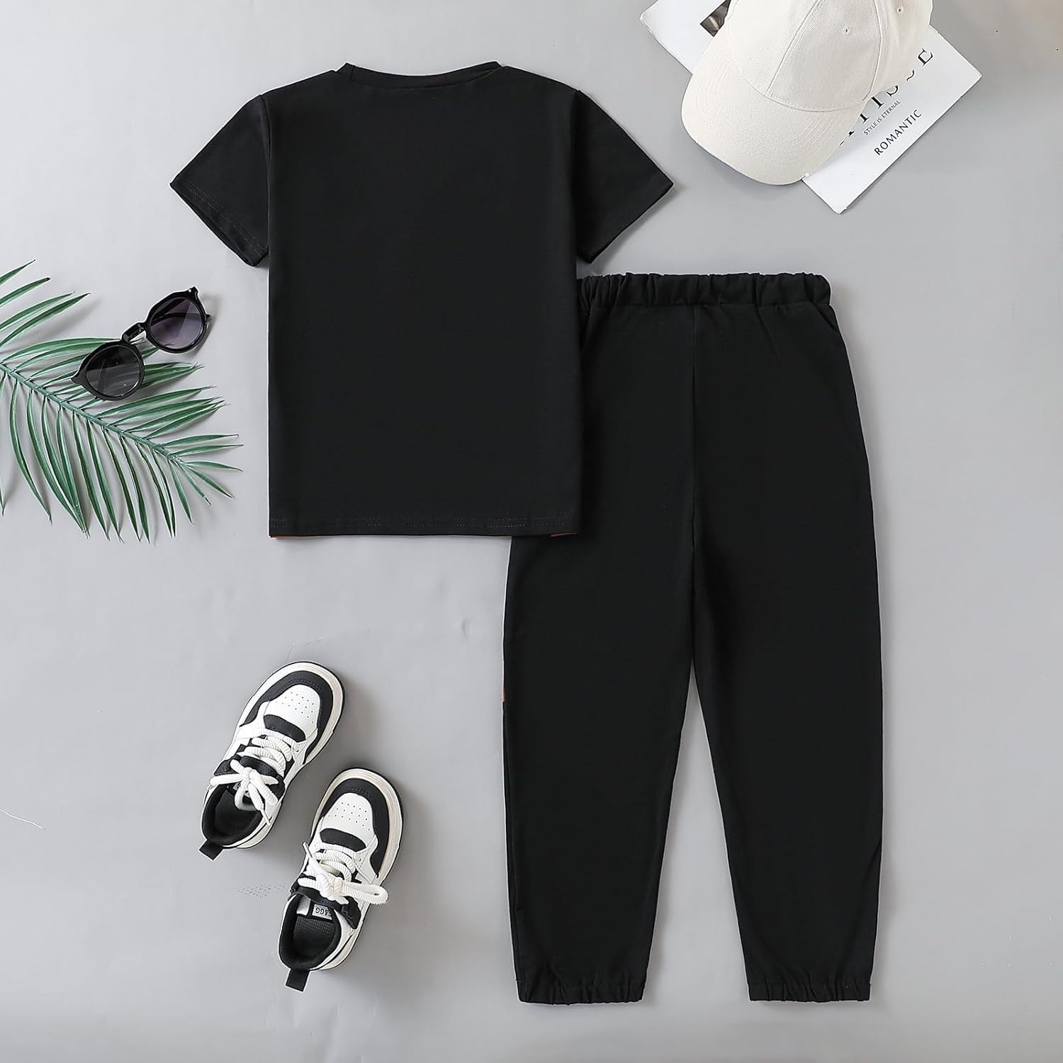 Boys Clothes Size 4-13 Years Short Sleeve T-Shirt & Pants 2-Piece Set Casual Boy gallery