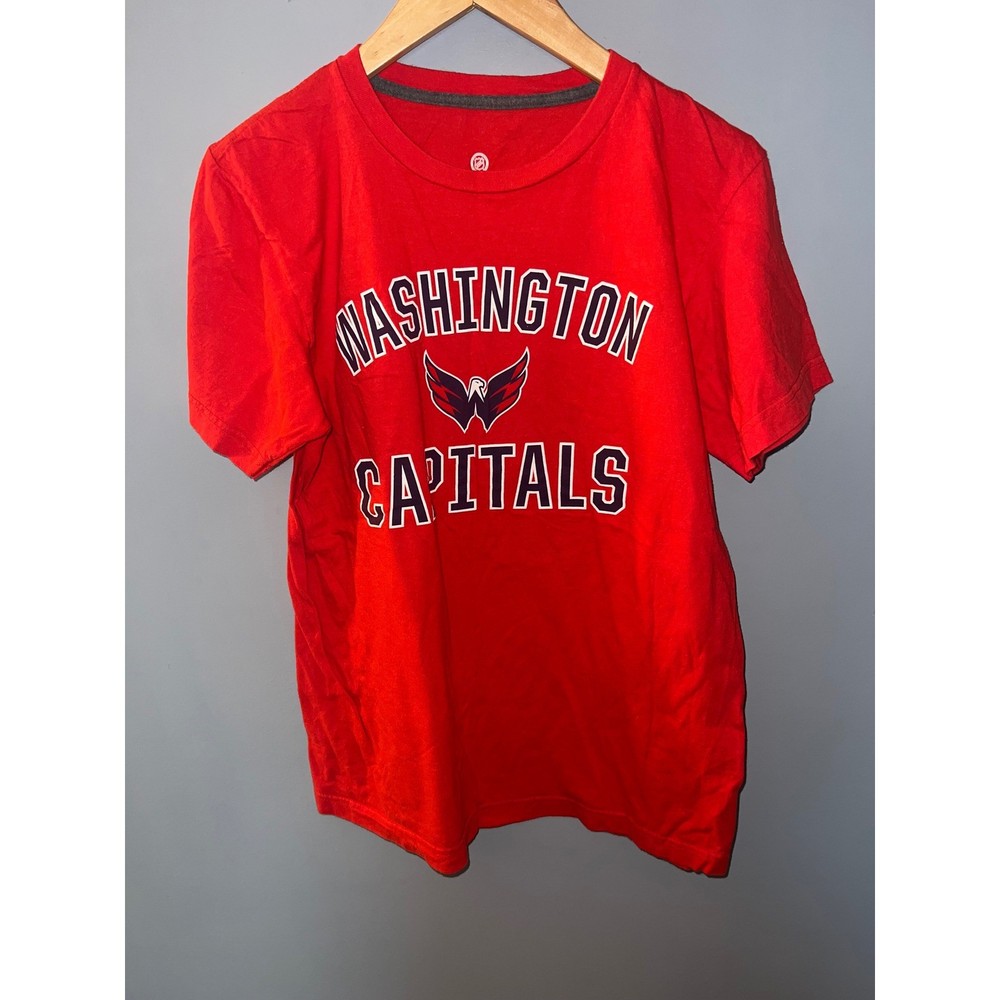 Fanatics Washington Capitals NHL Red Graphic T-Shirt Mens Medium Short Sleeve