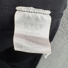 BYLT Premium Basics Mens Drop Cut Short Sleeve T-Shirt Black Size Medium