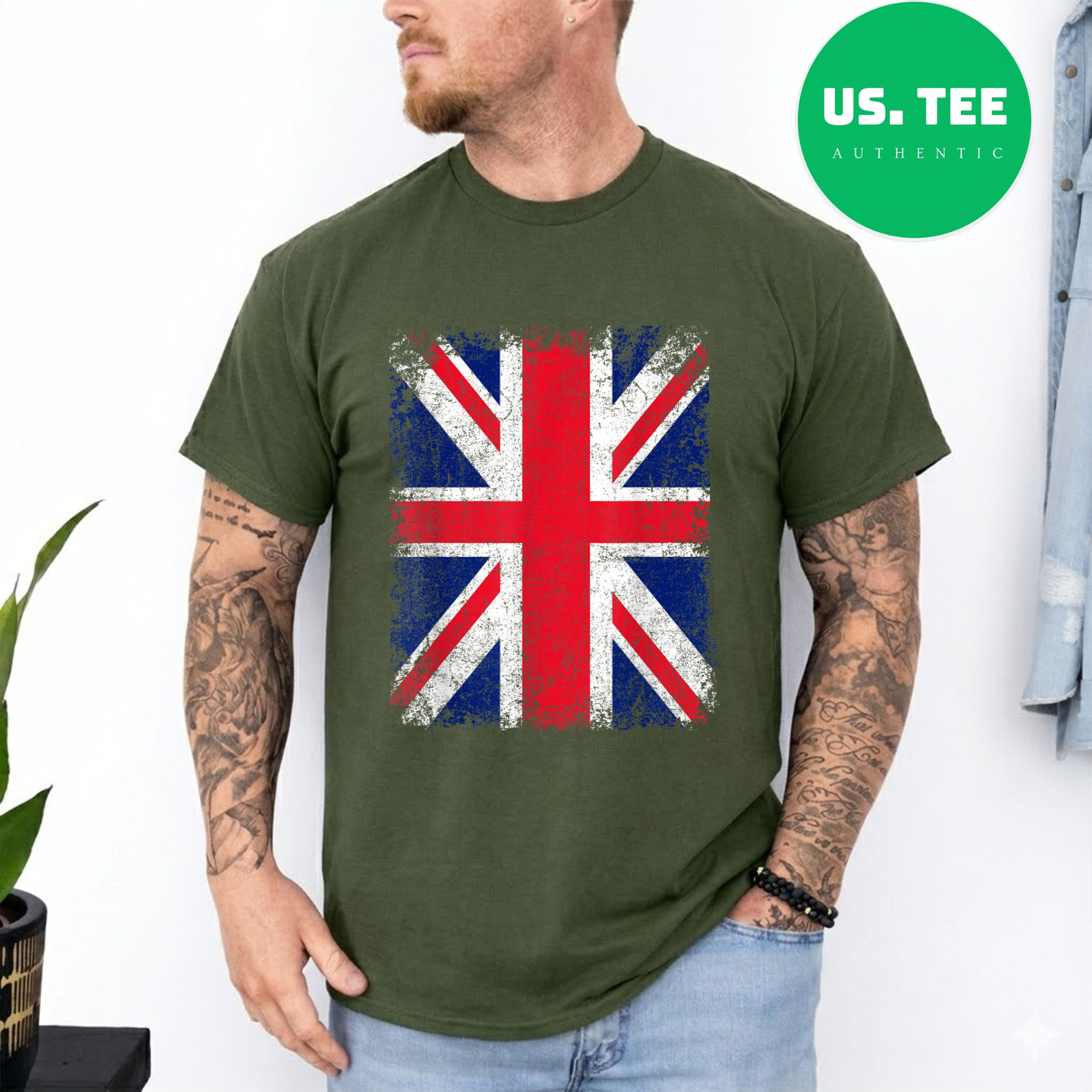 Union Jack Flag United Kingdom Great Britain England Gift T-Shirt gallery
