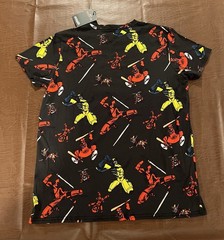 NWT AOP Cakeworthy Marvel Deadpool and Wolverine Shirt – Size XL (Fit Large)