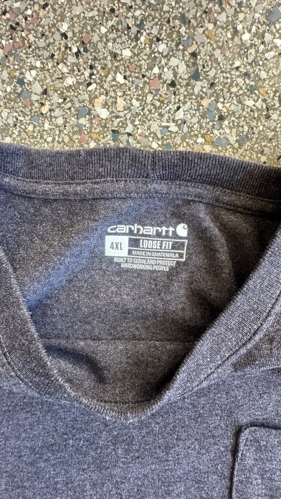 Carhartt Men's Short Sleeve T-Shirt 4xl XxxxL Charcoal Grey gallery