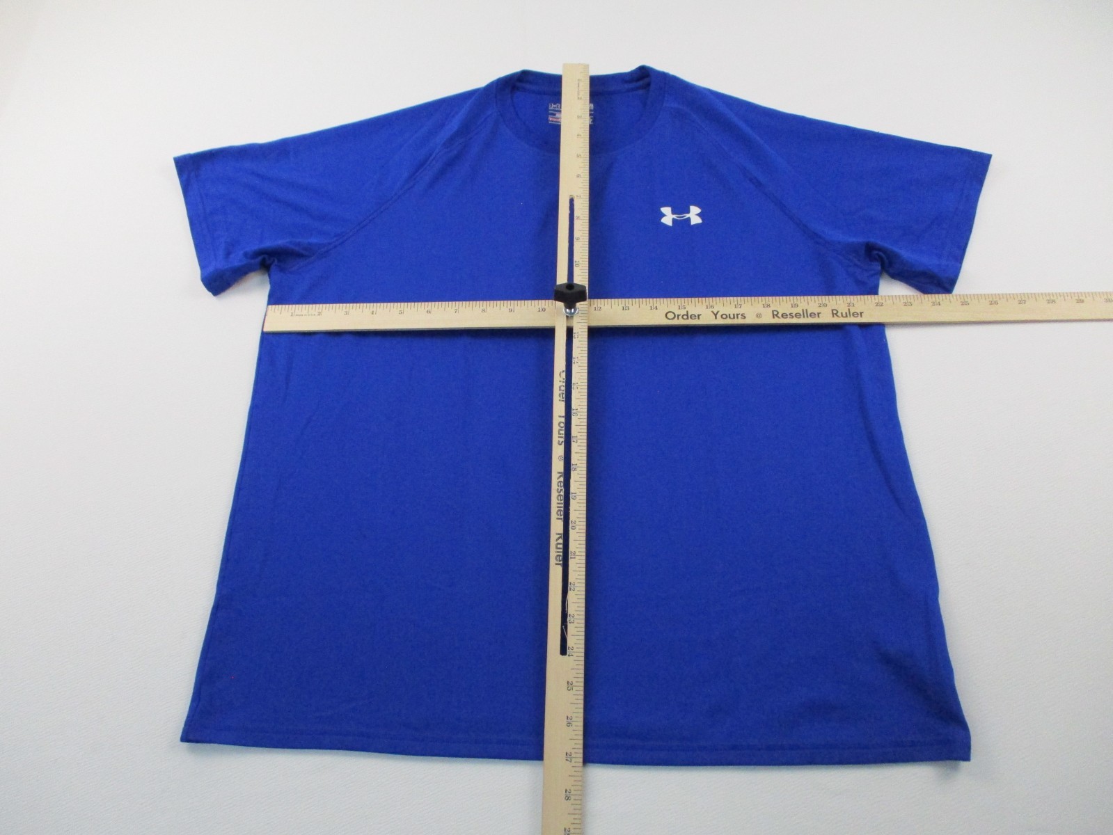 Under Armour Shirt Mens Large Blue Heatgear Athletic Casual Short Sleeve gallery