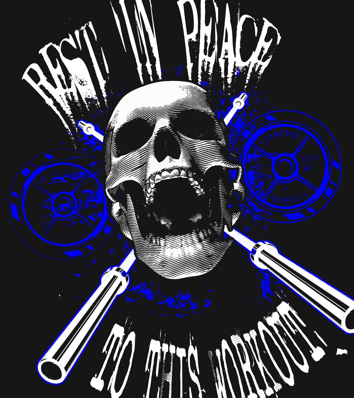 Iron Gods Iron Gods R.I.P. Workout T-Shirt Bodybuilding Gym Tee Fitness Clothing gallery