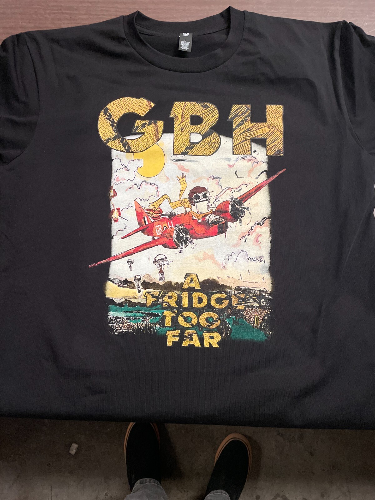 GBH Fridge too far shirt punk hardcore slayer discharge adicts JFA the exploited gallery