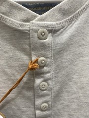 Weatherproof Vintage Men’s Large Oatmeal White Long Sleeve Henley T-shirt $44