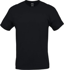 Gildan Men’s Crew T-Shirts, Multipack, Style G1100 S-2XL 6 in Pack Black Color
