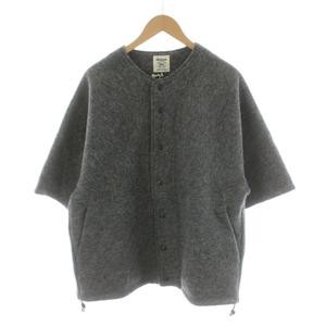 Jackman Men's Wool Blend Short Sleeve Shirt Gray M 24" Vintage Excellent gallery
