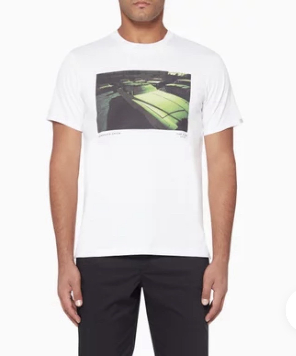 rag and bone White Vintage Car T-Shirt Size S