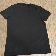 NWT Superdry Orange Label Vintage Emb Tee Black Cotton T-Shirt Crew Neck Size XL