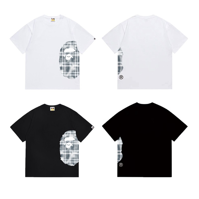 White/Black/ New BAPE T-Shirt Tee - A Bathing Ape gallery
