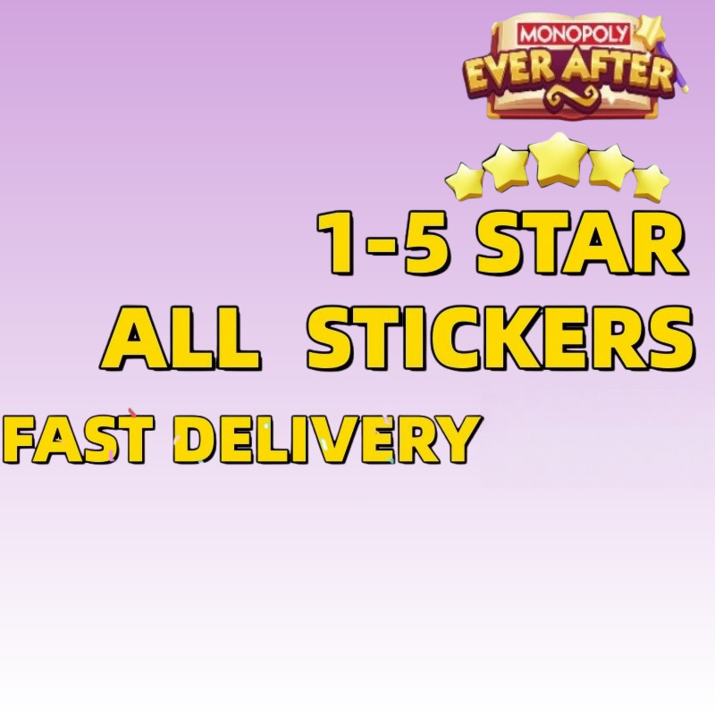 ANY_MO_GO_ Sticker  5_STAR ,4_STAR,_3_STAR,2_STAR,1_STAR,_FAST DELIVERY