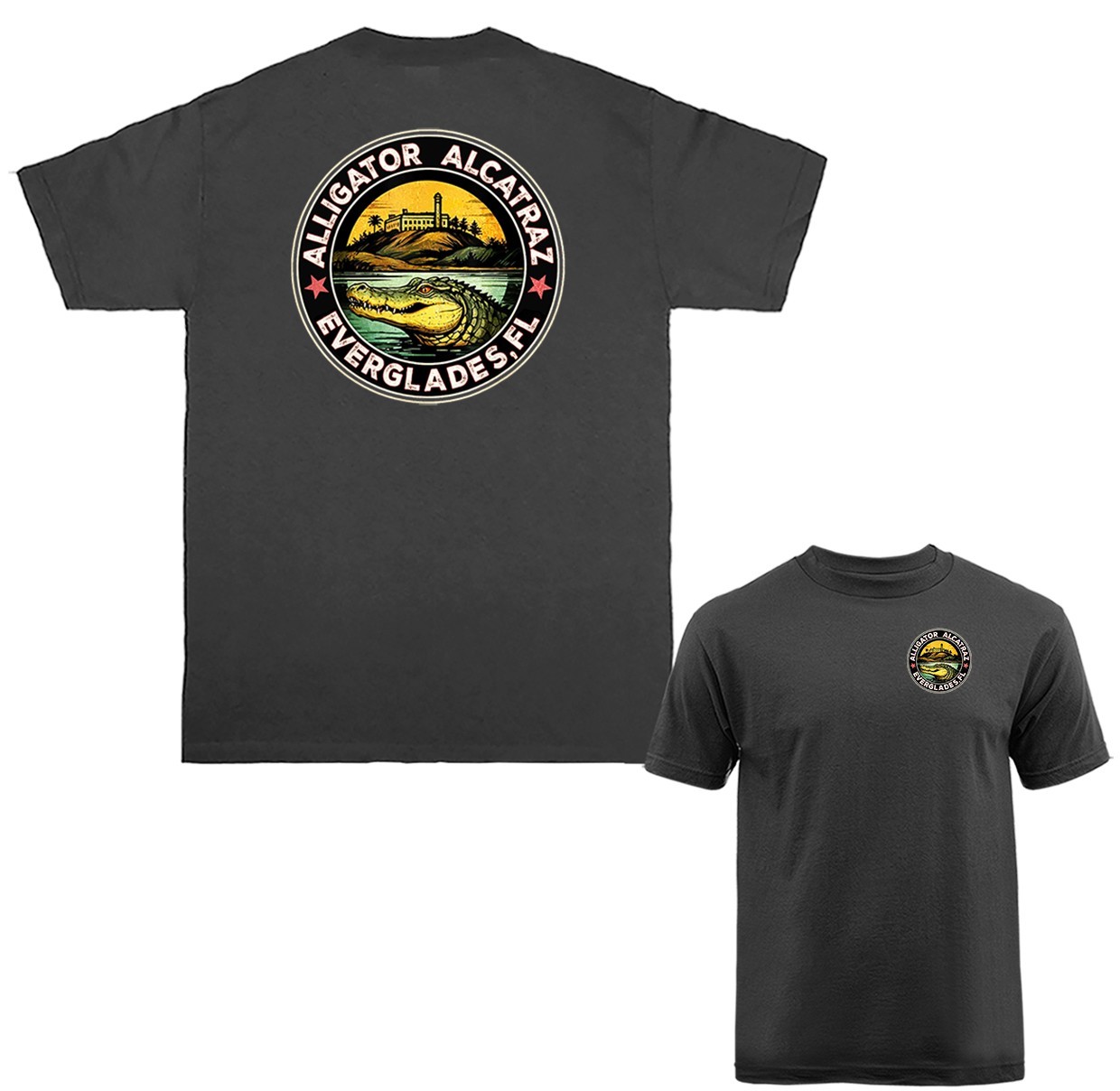 Alligator Alcatraz Nature’s Own Border Patrol Everglades Florida T-shirt gallery