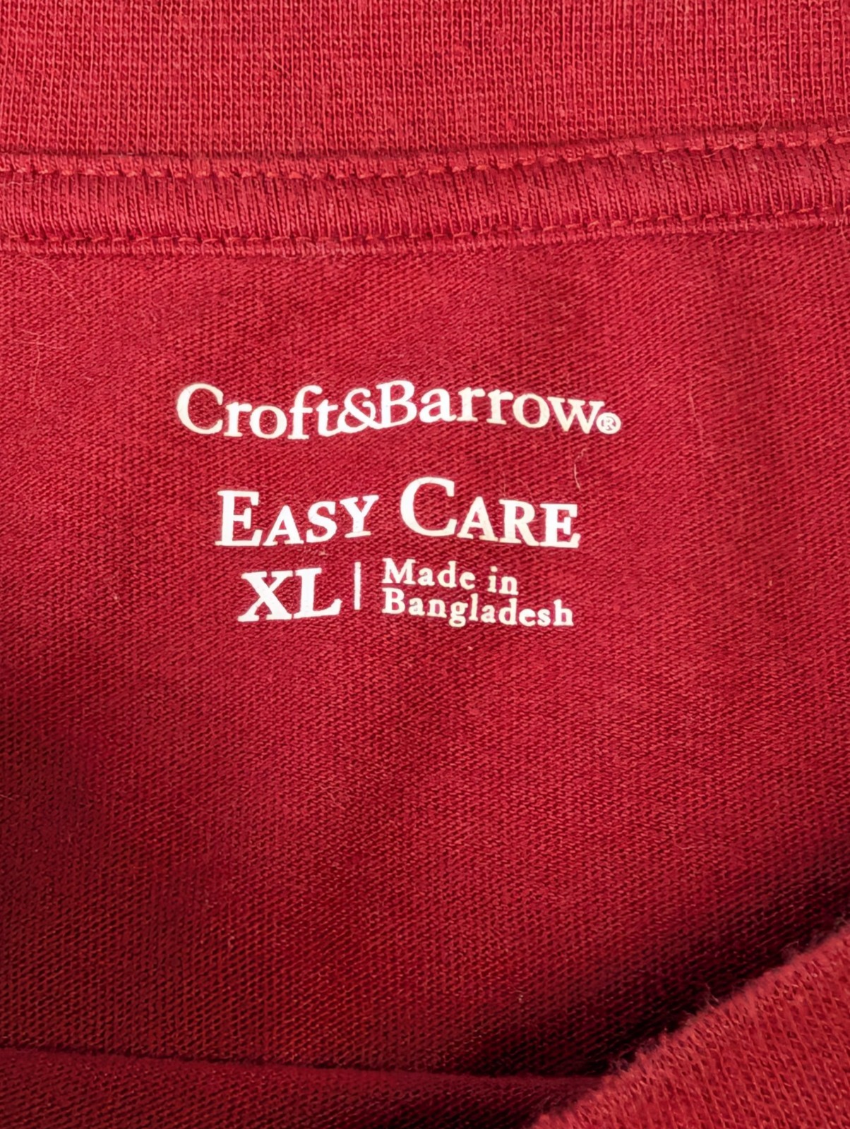Croft & Barrow Easy Care T-Shirt Crew Neck Cotton Blend Men's XL Lot of 2 gallery