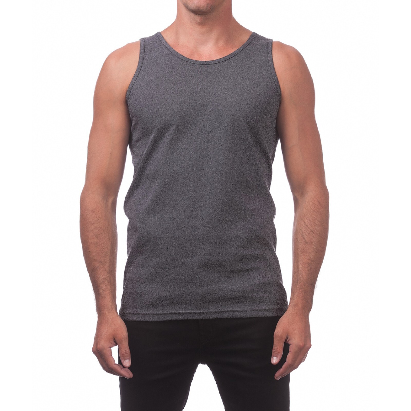 PROCLUB MENS COMFORT TANK TOP PRO CLUB CASUAL SLEEVELESS TANK TOP GYM SUMMER gallery