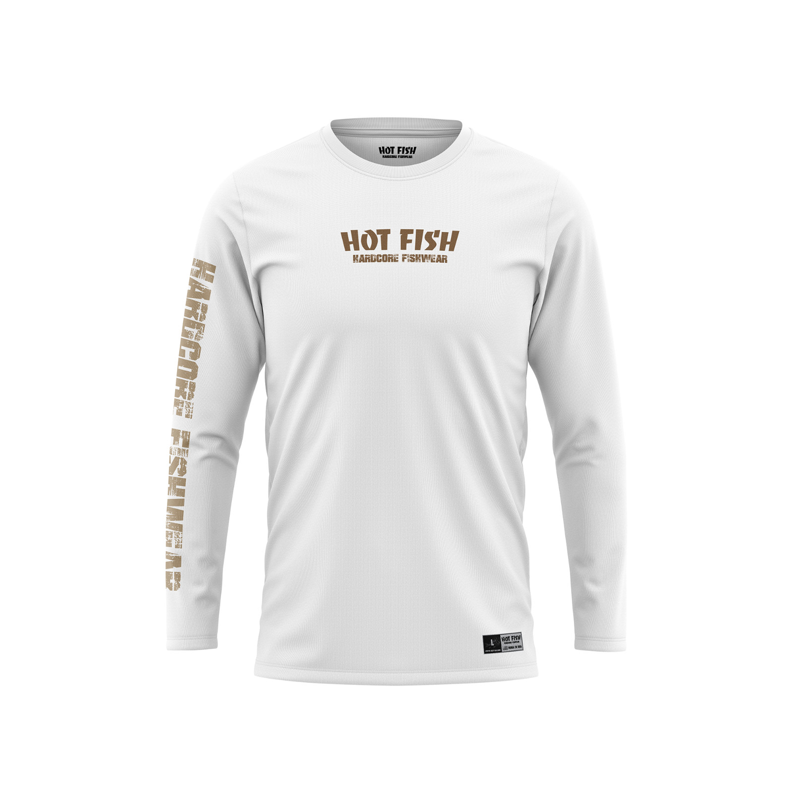 GROUPER HOT FISH – Men’s Long Sleeve Fishing Shirt – UPF Protection