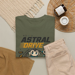 Astral Drive Cosmo Dash Sci-Fi Robot Graphic T-Shirt