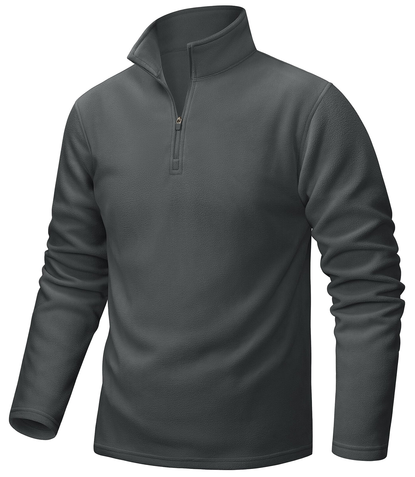 Mens 1/4 Zip Pullover Fleece Jacket Long Sleeve Warm Casual Athletic Sweatshirts gallery