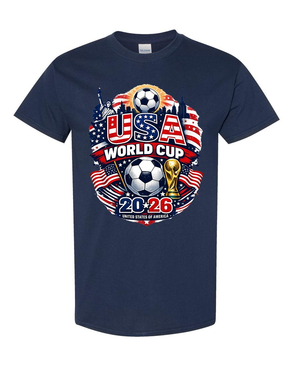 USA Soccer 2026 World Cup Style Unisex T-Shirt German Fan Shirt Football gallery