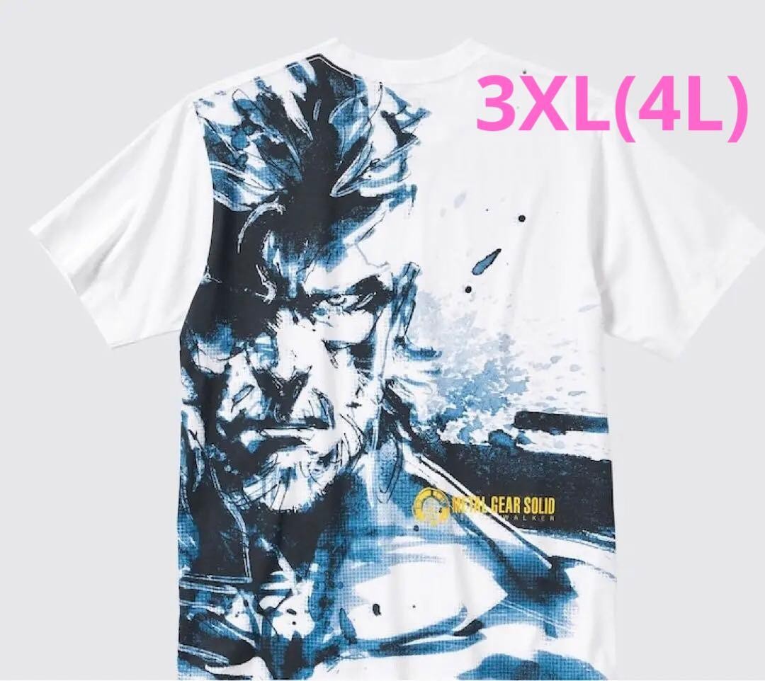 Metal Gear Solid Uniqlo UT Graphic T-shirt White size JP 3XL (US 2XL)