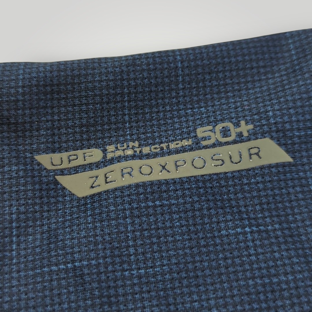 NWT 50 UPF ZeroXposur Men’s XL Navy Blue Sun Protection Short Sleeve T-Shirt gallery