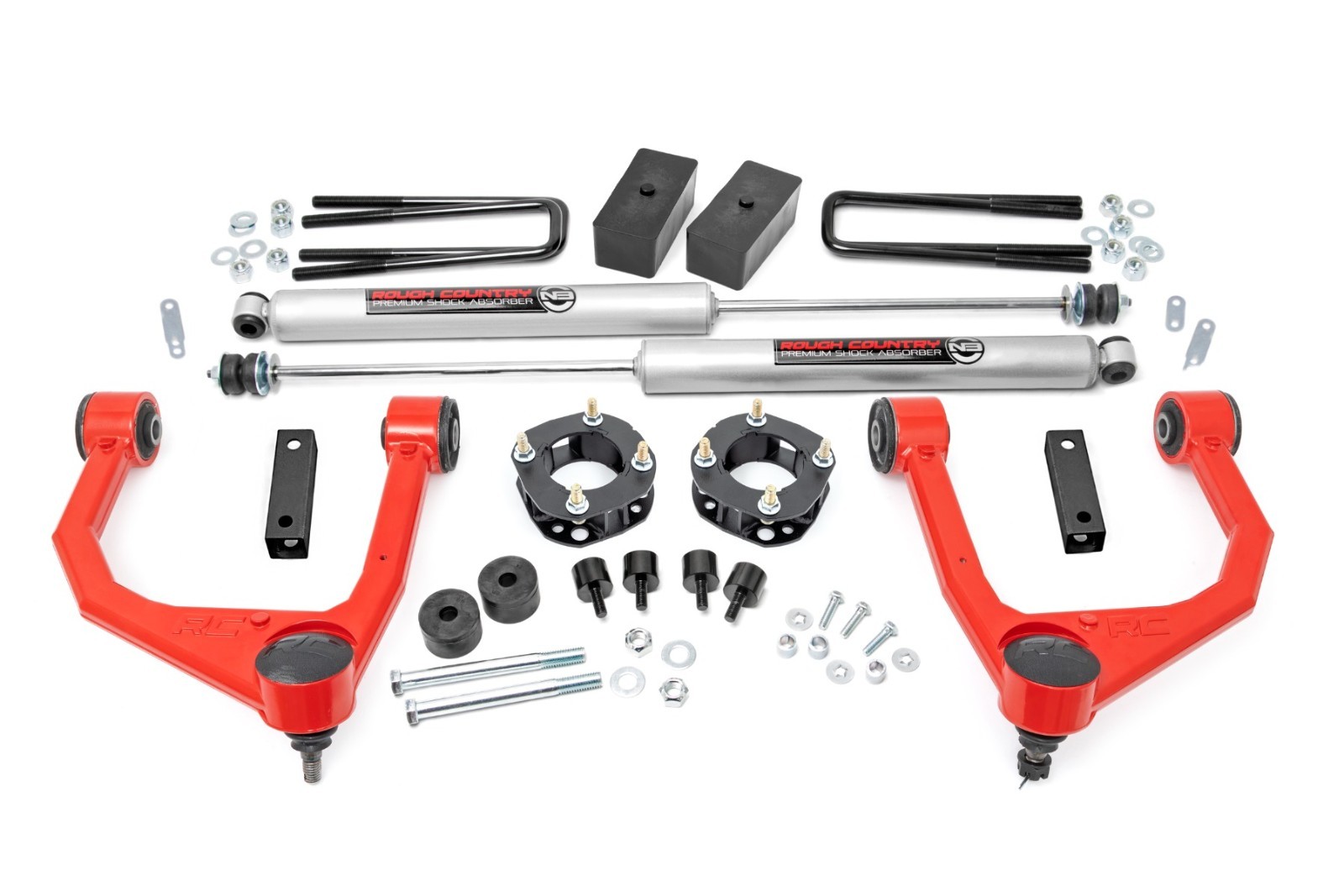 Rough Country 3.5″ Lift Kit with N3 Shocks fits 07-21 Toyota Tundra 2WD 4WD