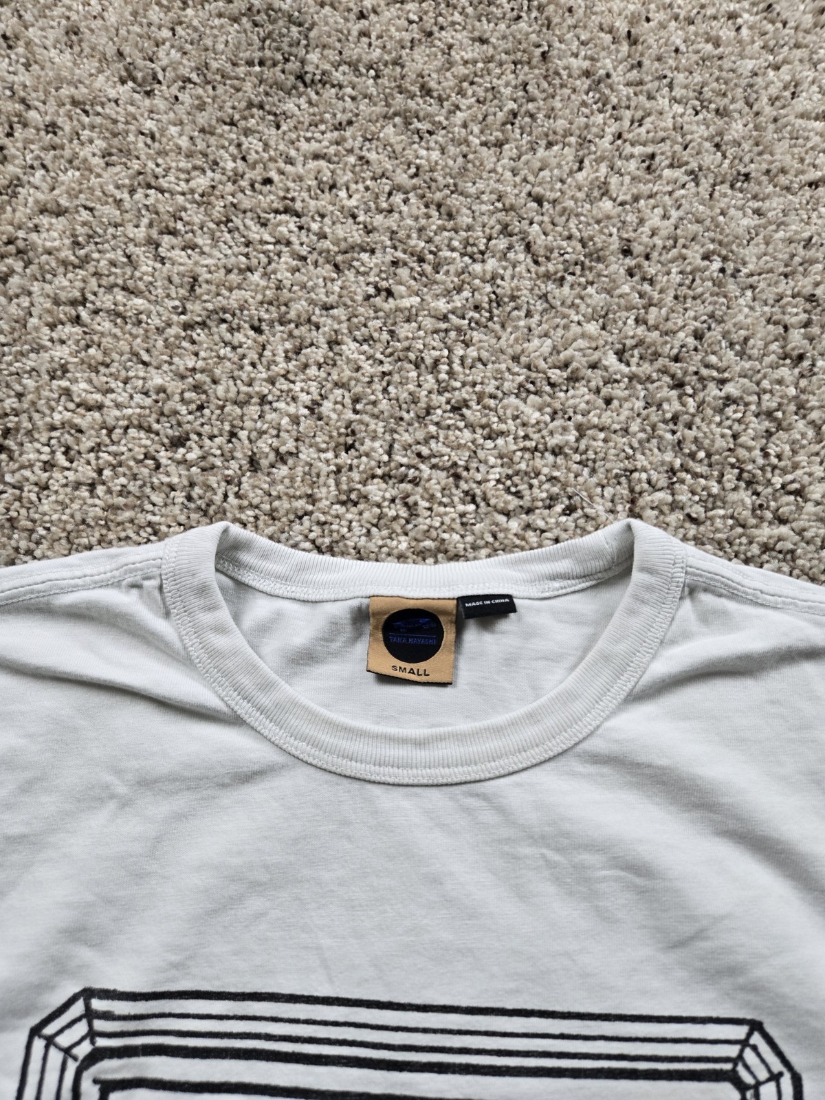 Vans Taka Hayashi Perched T Shirt Small Mens White Short Sleeve Distressed gallery
