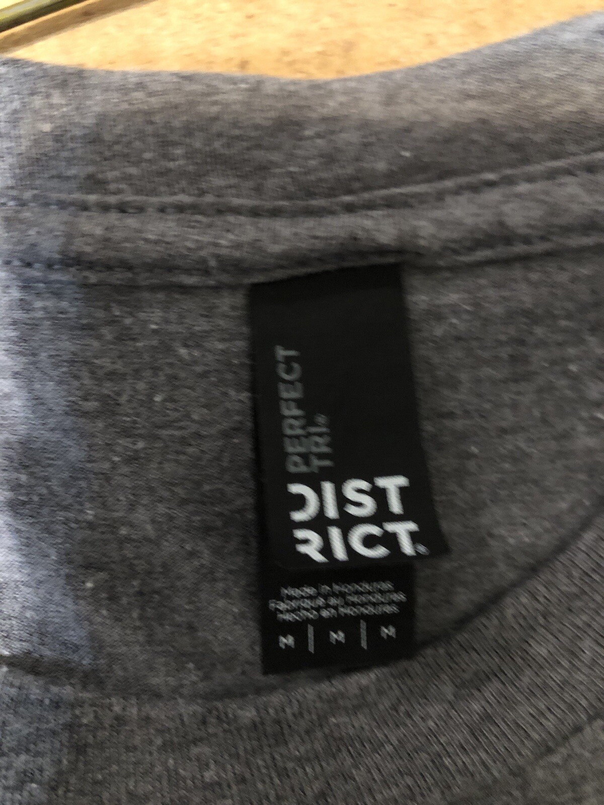 District Mens Long Sleeve GrayPerfect Tri Crew Neck Tee Therapy Brewing Medium gallery