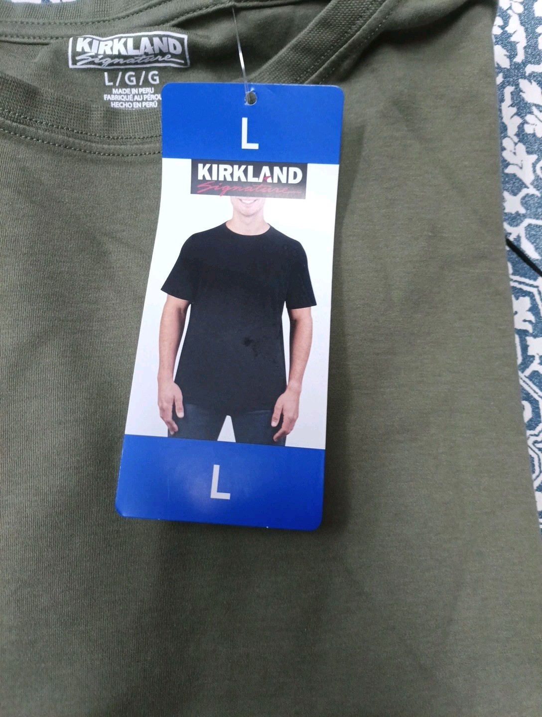 Kirkland Signature Men's Pima Cotton Tee T-Shirt L gallery