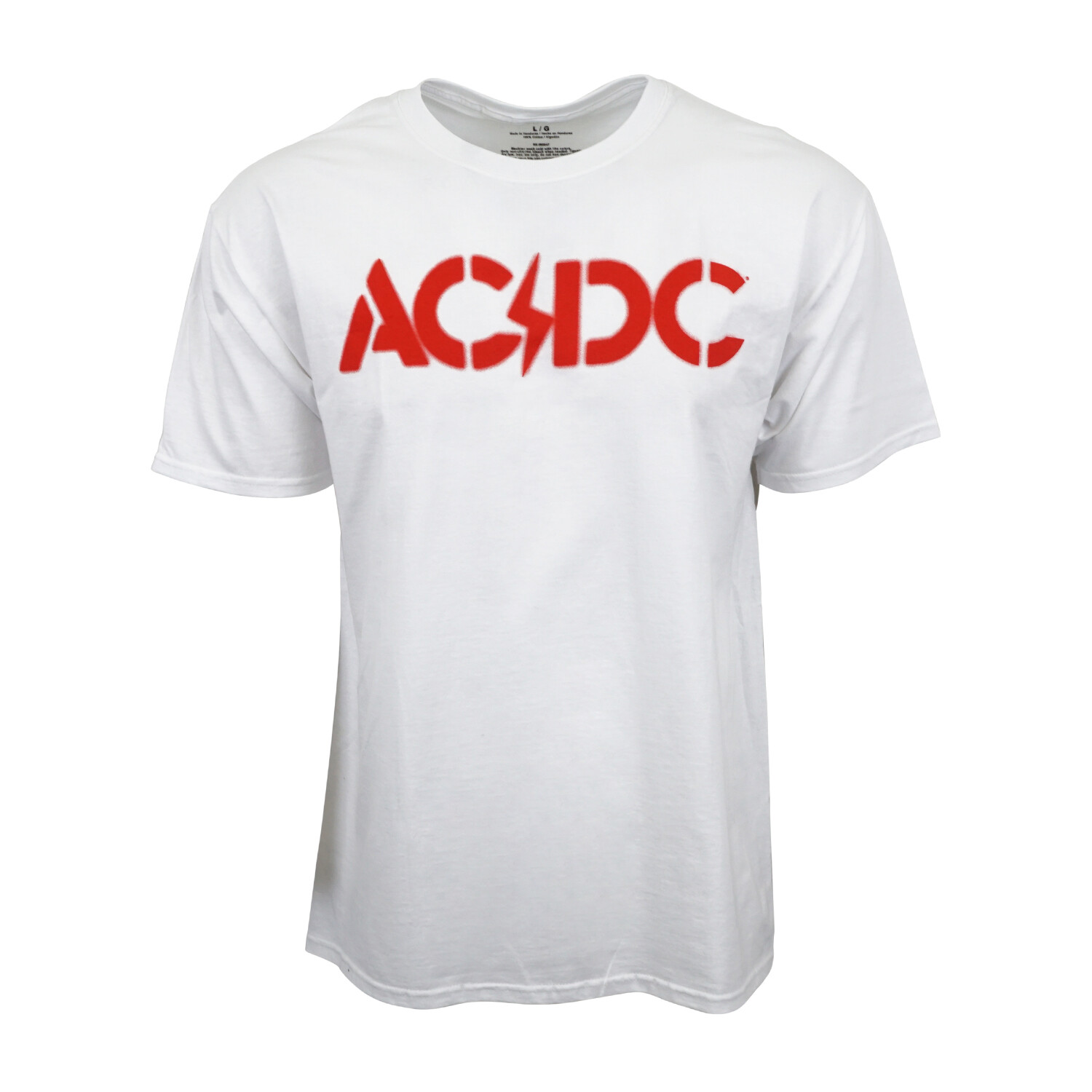 ACDC WHITE GRAPHIC HIGH VOLTAGE T SHIRT OFFICIAL LICENSE T SHIRT gallery